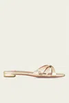 Aquazzura Tati Slide In Soft Gold