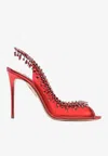 Aquazzura Temptation 105 Crystal-embellished Sandals