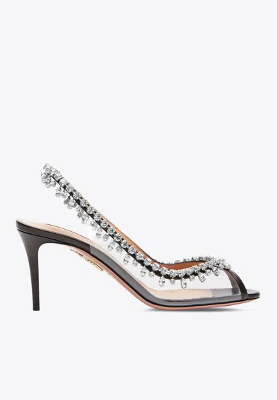 Aquazzura Temptation 75 Leather Pumps