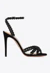 Aquazzura Tequila 105 Suede Sandals