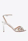 Aquazzura Tequila 85 Crystal-embellished Sandals