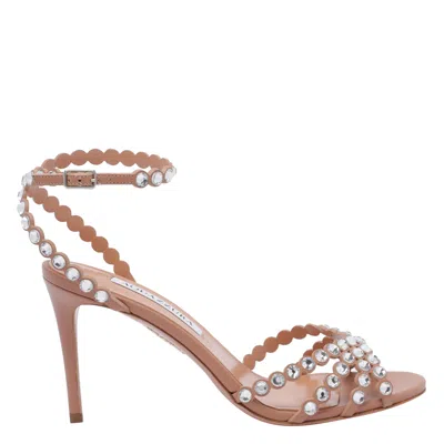 AQUAZZURA TEQUILA 85 SANDALS