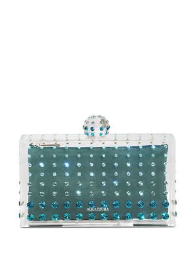 Aquazzura Tequila Clutch Bag In Green