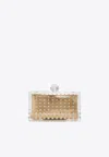Aquazzura Tequila Crystal-embellished Clutch
