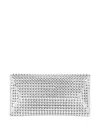 Aquazzura Tequila Crystal-embellished Clutch Bag In Silver