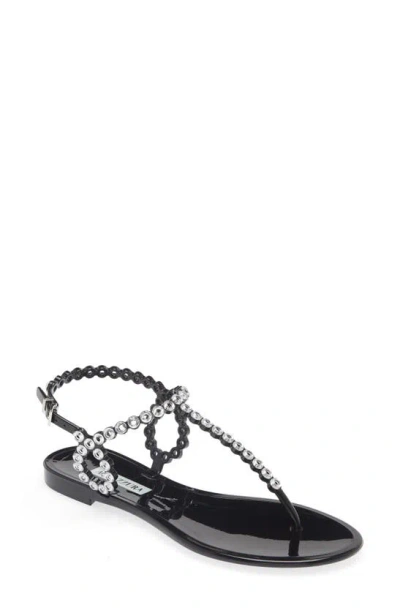 Aquazzura Tequila Jelly Sandal In Black