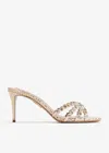 Aquazzura Tequila Studded Open Toe Mules