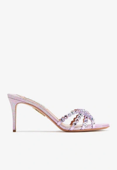 Aquazzura Tequila Mule 75 In Pink