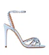 Aquazzura Tequila Sandals 105 In Blue