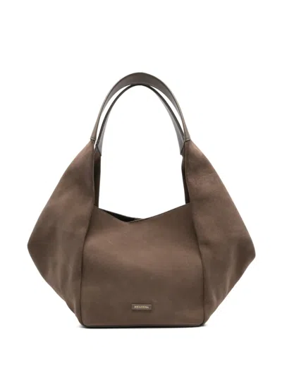 Aquazzura Top Handles Tote Bag In Brown