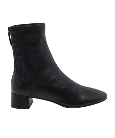 Aquazzura Tres Honore Mid-heel Boots In Black