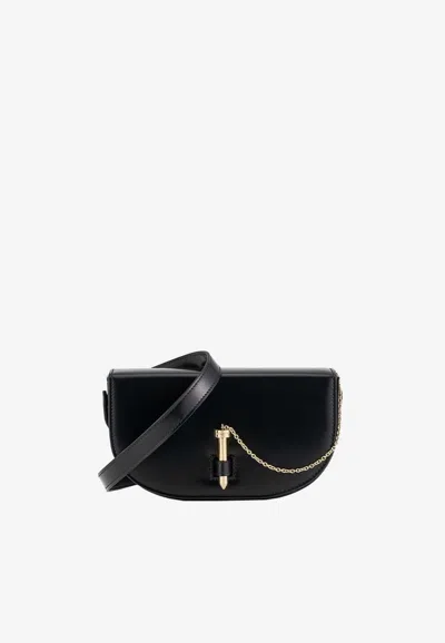 Aquazzura Tribeca Leather Crossbody Bag