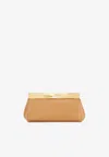 Aquazzura Twist Clutch In Nappa Leather