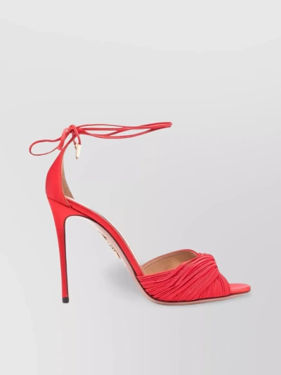Aquazzura Bellini Beauty 105 Sandal In Red