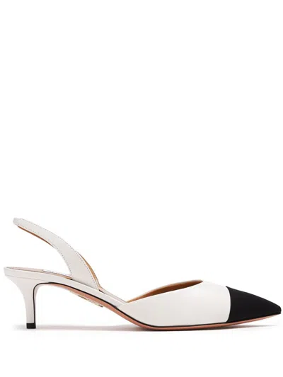 AQUAZZURA 50MM MILANESE PUMPS