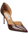 Aquazzura Uptown 85 Patent Leather Pumps In Red