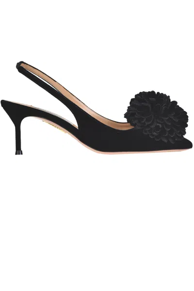Aquazzura Velvet Slingback Pumps