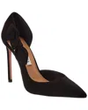 Aquazzura 105mm Very Bow Tie Pumps In Black