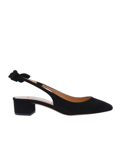 AQUAZZURA AQUAZZURA BOW-TIE SLINGBACK PUMPS