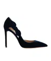 Aquazzura 105mm Very Bow Tie Pumps In Black