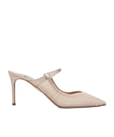 Aquazzura Voile Mule 75 Powder In Multi