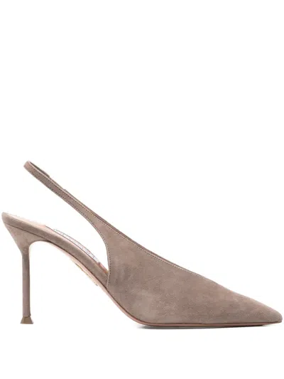 Aquazzura Voltaire Slingback Pumps In Neutral