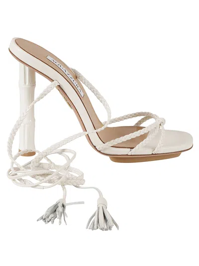 AQUAZZURA WILD BAMBOO SANDALS