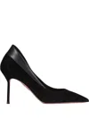 Aquazzura 85mm Guanto Pointed Pumps In Black