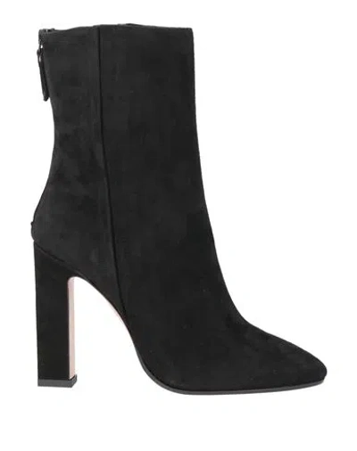 Aquazzura Woman Ankle Boots Black Size 8 Leather