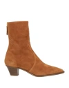 Aquazzura Brunswick 45 Suede Ankle Boots In Brown
