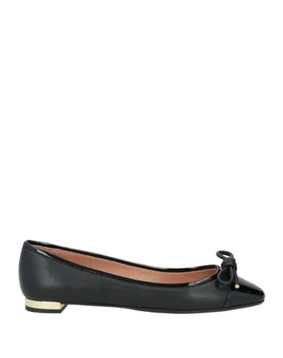 Aquazzura Woman Ballet Flats Black Size 7 Leather