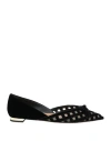 Aquazzura Romantic Ballet Flats Made Of In Multi