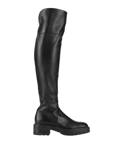 Aquazzura Woman Boot Black Size 6 Leather