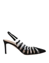 Aquazzura Hot Rumor Sling 105 Pumps In Black