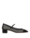 Aquazzura Mayor Mesh Pumps In Black Suede In Black