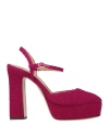 Aquazzura Woman Pumps Mauve Size 11 Textile Fibers