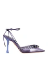 Aquazzura Woman Pumps Purple Size 7 Rubber