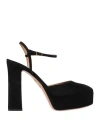 Aquazzura 130mm Groove Leather Shoes In Black