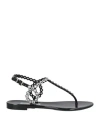Aquazzura Almost Bare Crystal-embellished Pvc Sandals In Black