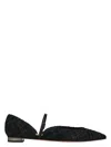 Aquazzura Flat Beauty Shoes In Black