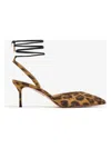 Aquazzura Beyond Animal-print Leather Slingback Pumps In Animal Print