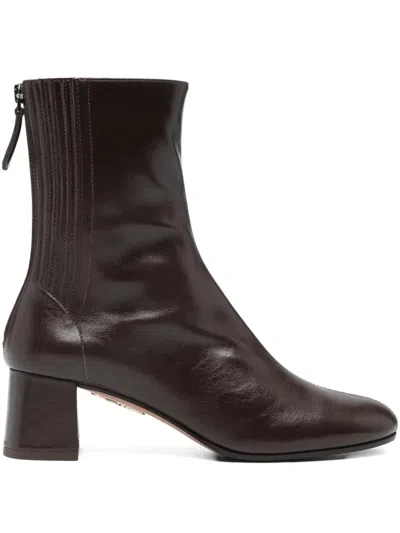 Aquazzura Women Boots In Brown