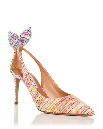 Aquazzura Women's Bow Tie Pumps In Multi