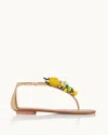 Aquazzura Women Citrus Punch Sandal In Natural
