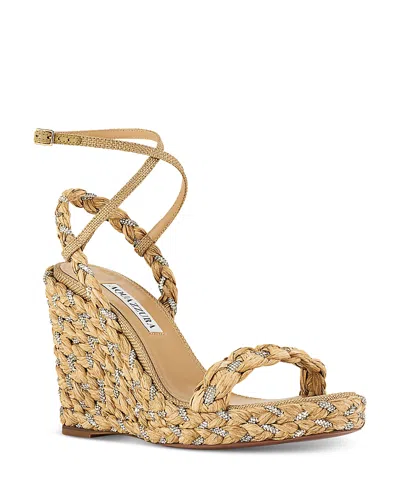 AQUAZZURA WOMEN'S COSTIERA WEDGE SANDALS
