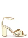 Aquazzura Women's Divine 85mm Caged Sandals In Gold