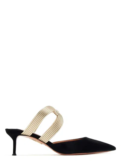 AQUAZZURA WOMEN'S ESENCIA MULE 50