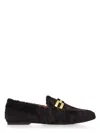 Aquazzura Soft Suede Loafers Elastic Sides In Brown