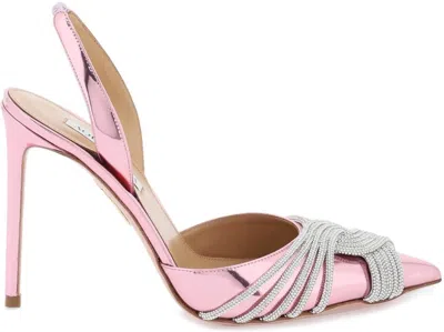 Aquazzura Gatsby 105mm Slingback Pumps In Mixed Colours