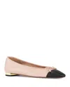 Aquazzura Women's Gioia Flats In Petalblack